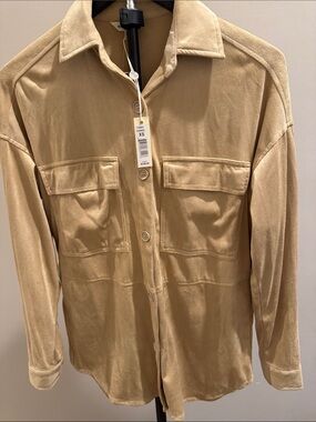 NWT Max Studio Faux Suede